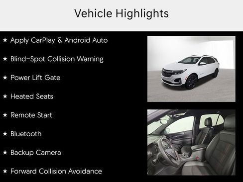 Used 2022 Chevrolet Equinox RS w/ LPO, Floor Liner Package FWD image 7