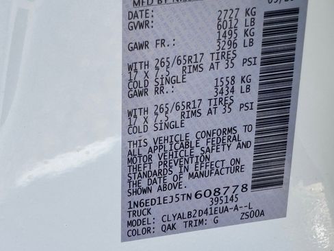 New 2026 Nissan Frontier SV w/ Tow Package image 29