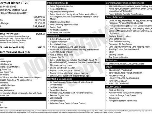 New 2025 Chevrolet Blazer LT w/ Convenience Package image 2