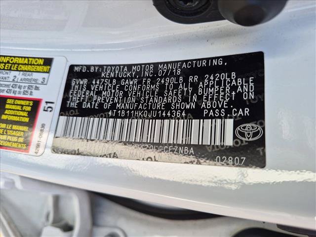Used 2018 Toyota Camry LE w/ Convenience Package FWD image 22