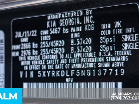 Used 2022 Kia Sorento SX Prestige image 65