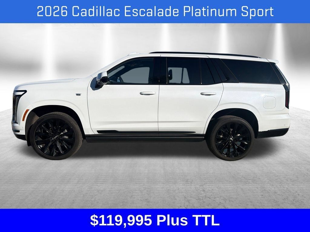Used 2026 Cadillac Escalade Platinum Sport w/ LPO, ONYX Package AWD/4WD image 2