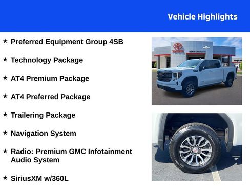 Used 2023 GMC Sierra 1500 AT4 w/ AT4 Premium Package AWD/4WD image 4