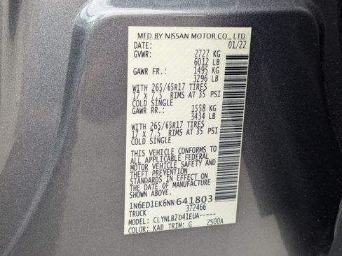 Used 2022 Nissan Frontier SV AWD/4WD image 36