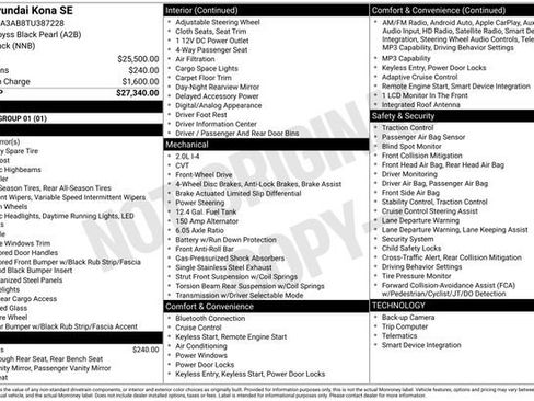 Used 2026 Hyundai Kona SE FWD image 24