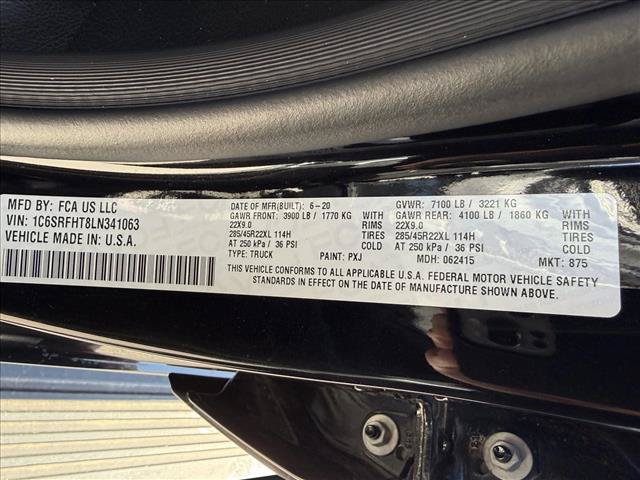 Used 2020 RAM 1500 Limited w/ Black Appearance Package AWD/4WD image 15