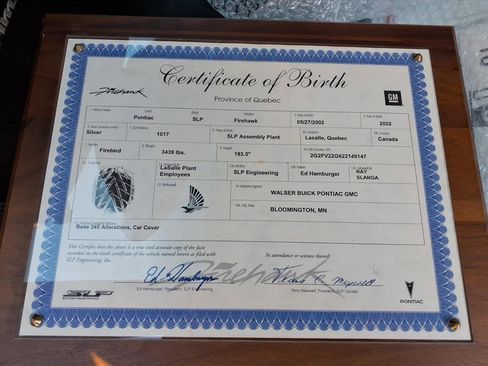 Used 2002 Pontiac Firebird Trans Am w/ SLP Firehawk Pkg image 13