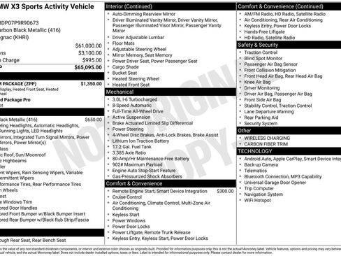 Used 2023 BMW X3 M40i w/ Premium Package image 15