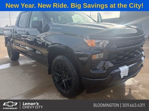 New 2026 Chevrolet Silverado 1500 Custom w/ Turbomax Blackout Package image 1