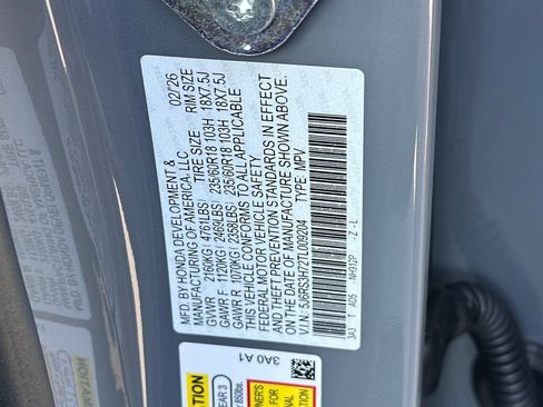 New 2026 Honda CR-V EX-L image 34