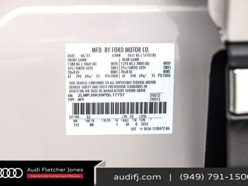 Used 2023 Lincoln Nautilus Reserve w/ Equipment Group 201A image 26