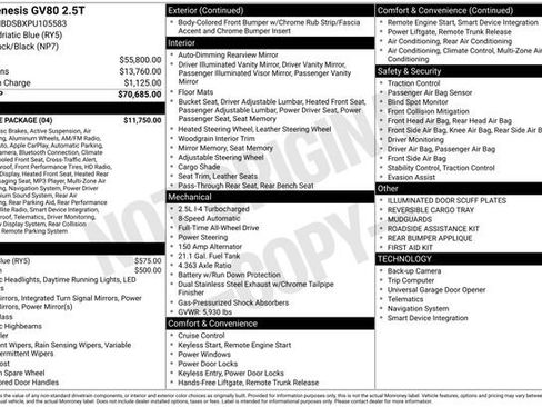 Used 2023 Genesis GV80 2.5T w/ Prestige Package image 4