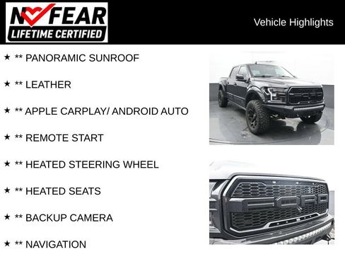 Used 2020 Ford F150 Raptor w/ Equipment Group 802A Luxury AWD/4WD image 2