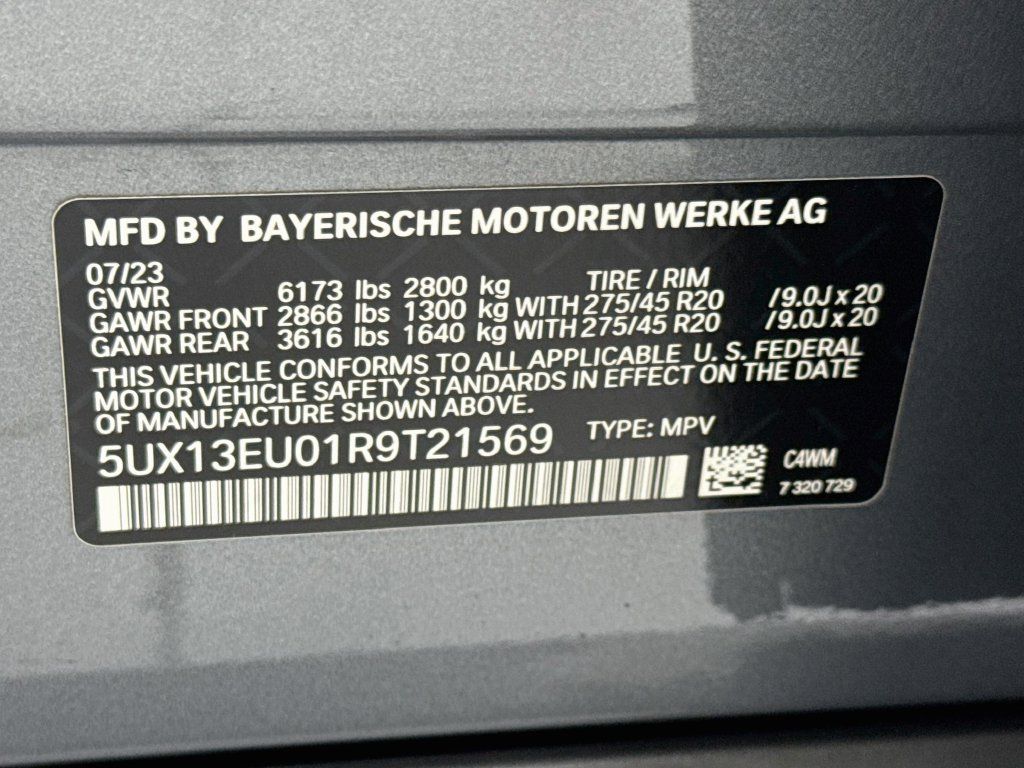 Certified 2024 BMW X5 sDrive40i w/ M Sport Package RWD image 34