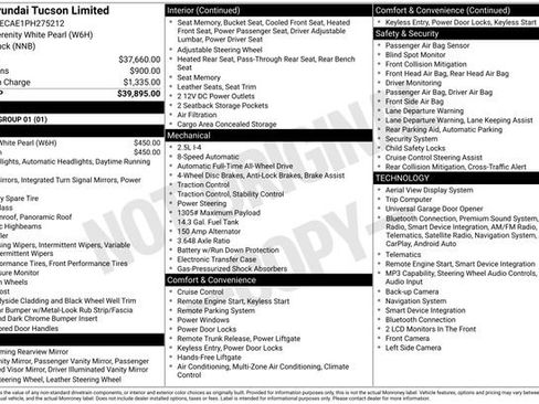 Used 2023 Hyundai Tucson Limited AWD/4WD image 32