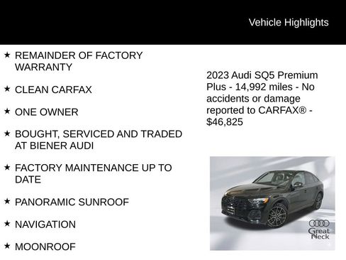 Used 2023 Audi SQ5 Premium Plus w/ Premium Plus Package image 8