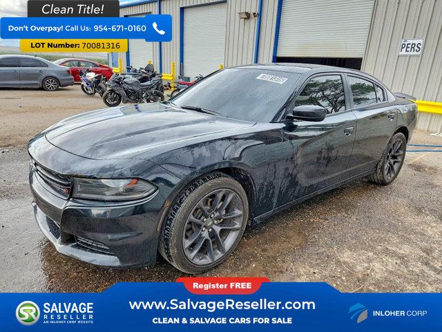 Used 2022 Dodge Charger SXT w/ Blacktop Package RWD image 1