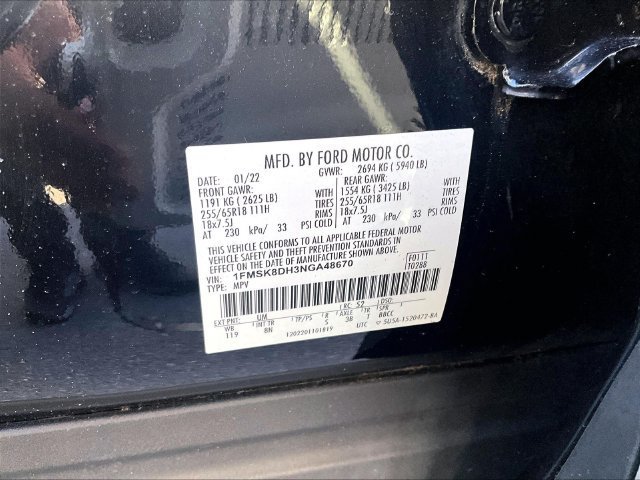 Used 2022 Ford Explorer XLT AWD/4WD image 33