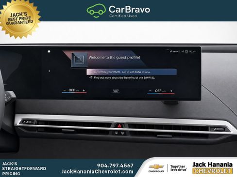 Used 2023 BMW iX xDrive50 w/ Sport Package AWD/4WD image 14