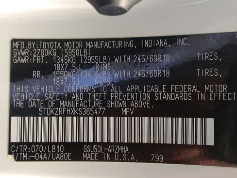 Used 2019 Toyota Highlander XLE FWD image 33