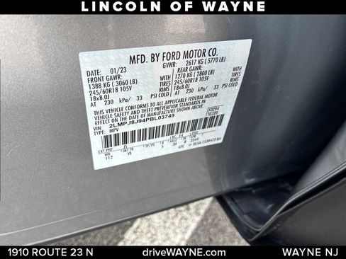 Certified 2023 Lincoln Nautilus AWD w/ Premium Package image 29