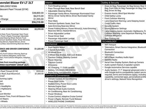Certified 2024 Chevrolet Blazer EV LT AWD/4WD image 36