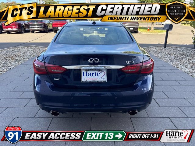 Certified 2023 INFINITI Q50 Luxe w/ Cargo Package AWD/4WD image 7