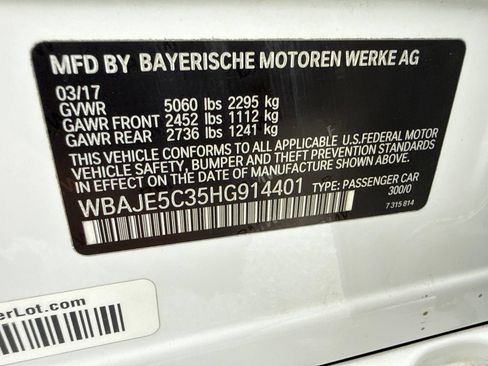Used 2017 BMW 540i RWD image 53