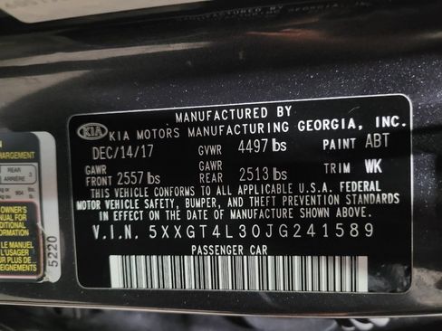 Used 2018 Kia Optima S w/ Panoramic Sunroof Package FWD image 33