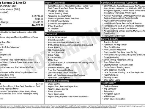New 2026 Kia Sorento X-Line EX AWD/4WD image 4