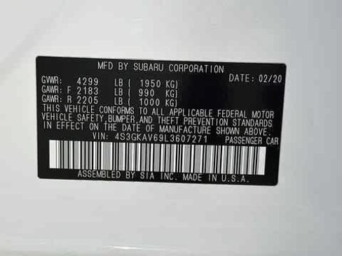 Used 2020 Subaru Impreza 2.0i Premium AWD/4WD image 12
