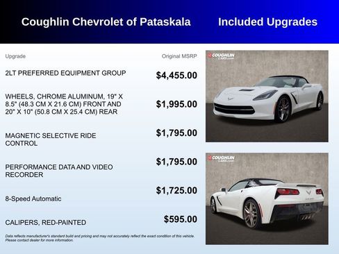 Used 2016 Chevrolet Corvette Stingray Convertible w/ 2LT Preferred Equipment Group image 3