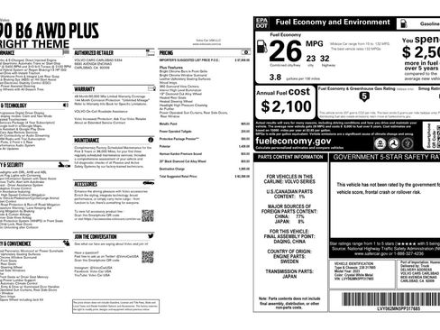 Used 2023 Volvo S90 B6 Plus w/ Protection Package Premier image 57