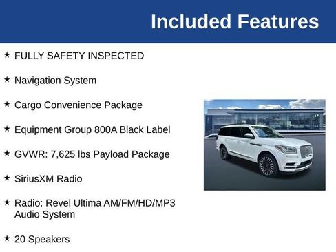 Used 2021 Lincoln Navigator Black Label w/ Cargo Convenience Package AWD/4WD image 5