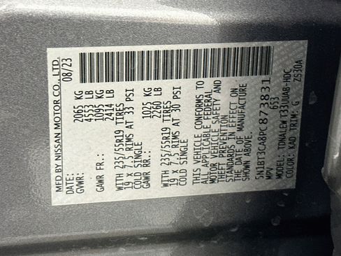 Used 2023 Nissan Rogue SL w/ SL Premium Package FWD image 12