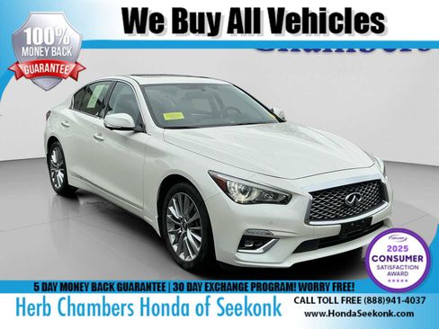 Used 2022 INFINITI Q50 Luxe w/ Cargo Package AWD/4WD image 1