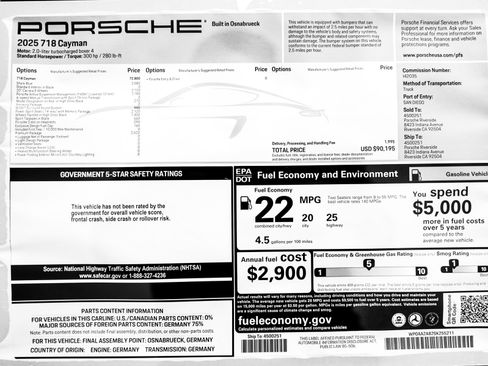 Used 2025 Porsche 718 Cayman image 29