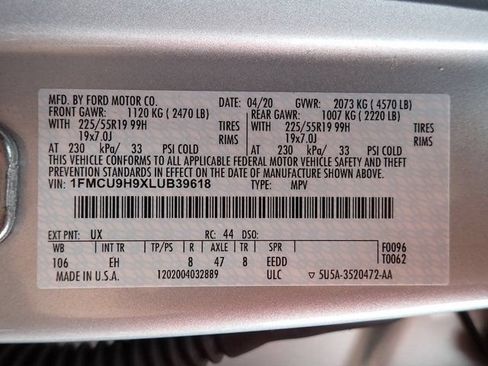 Used 2020 Ford Escape SEL AWD/4WD image 23