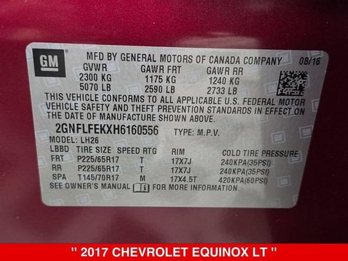 Used 2017 Chevrolet Equinox LT w/ Convenience Package AWD/4WD image 41