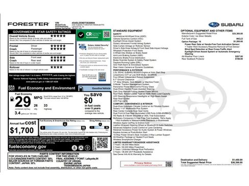 Used 2026 Subaru Forester Premium AWD/4WD image 9