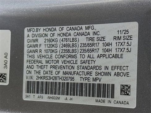 New 2026 Honda CR-V LX image 32