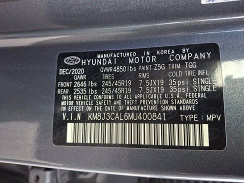 Certified 2021 Hyundai Tucson Sport image 27