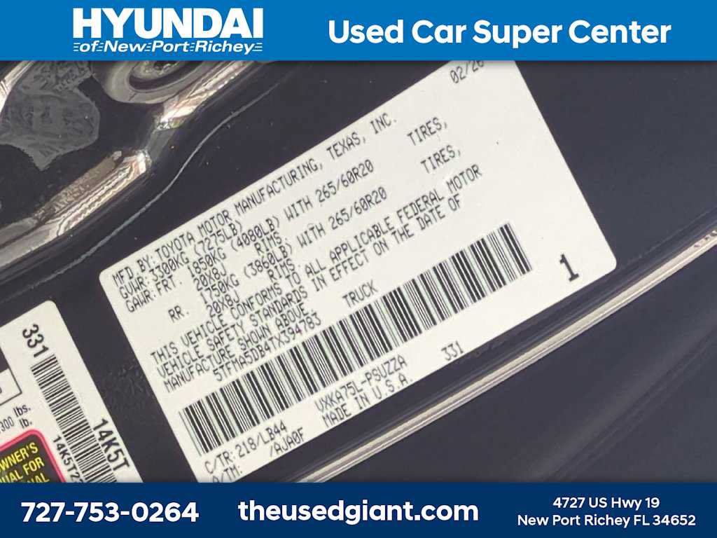 Used 2026 Toyota Tundra 1794 Edition AWD/4WD image 34