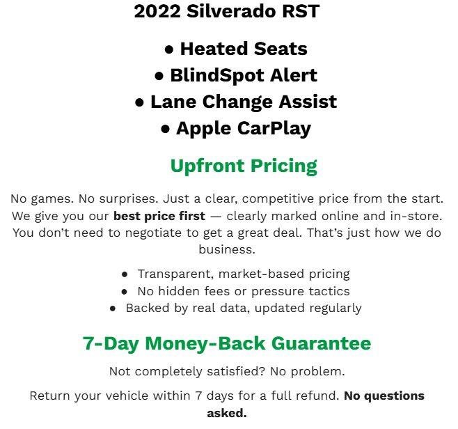 Used 2022 Chevrolet Silverado 1500 RST AWD/4WD image 2