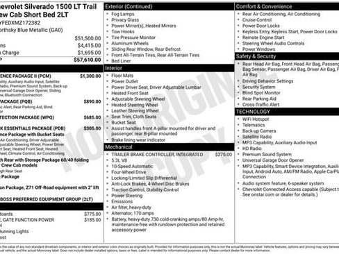 Certified 2021 Chevrolet Silverado 1500 LT Trail Boss w/ Convenience Package II AWD/4WD image 4