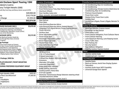 New 2026 Buick Enclave Sport Touring w/ Super Cruise Package AWD/4WD image 4