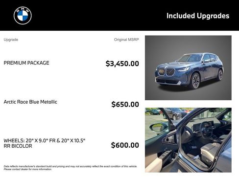 New 2026 BMW X3 xDrive30i w/ Premium Package AWD/4WD image 4
