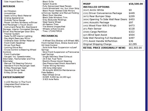 Used 2024 Mercedes-Benz Sprinter 2500 w/ Acoustic Package image 41