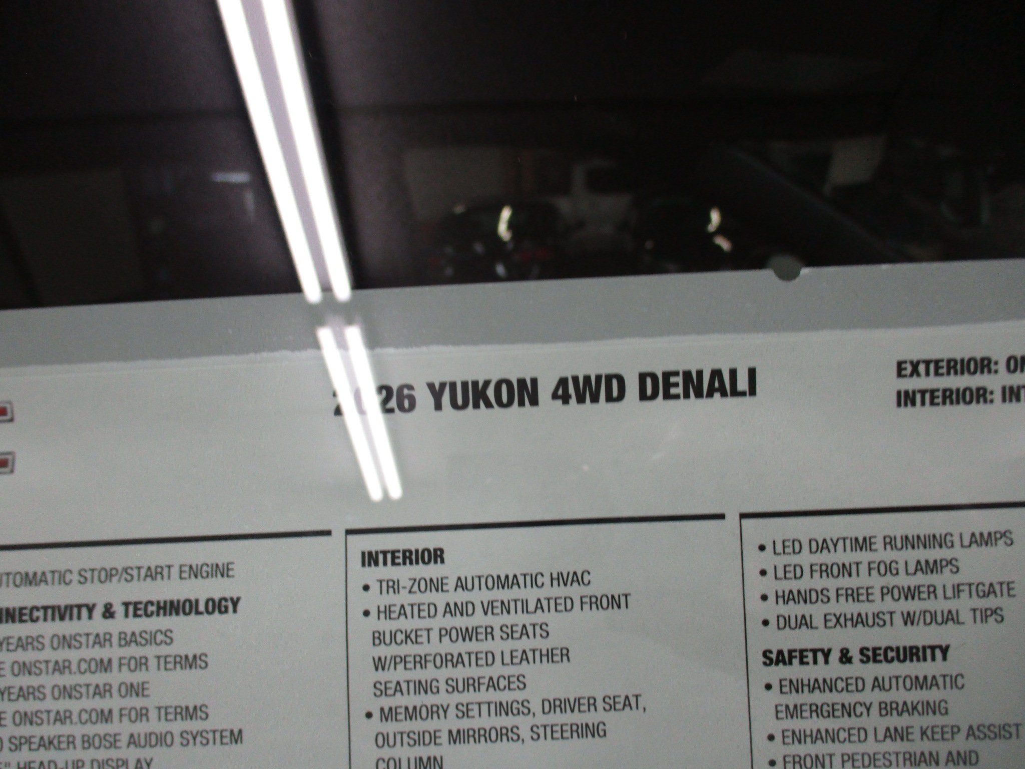 New 2026 GMC Yukon Denali w/ Sun & Power Step Package AWD/4WD image 5