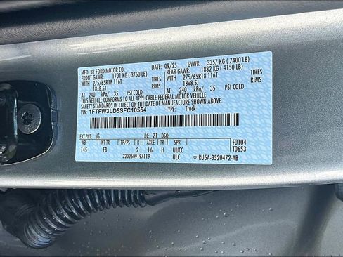 New 2025 Ford F150 XLT w/ Equipment Group 302A MID image 13